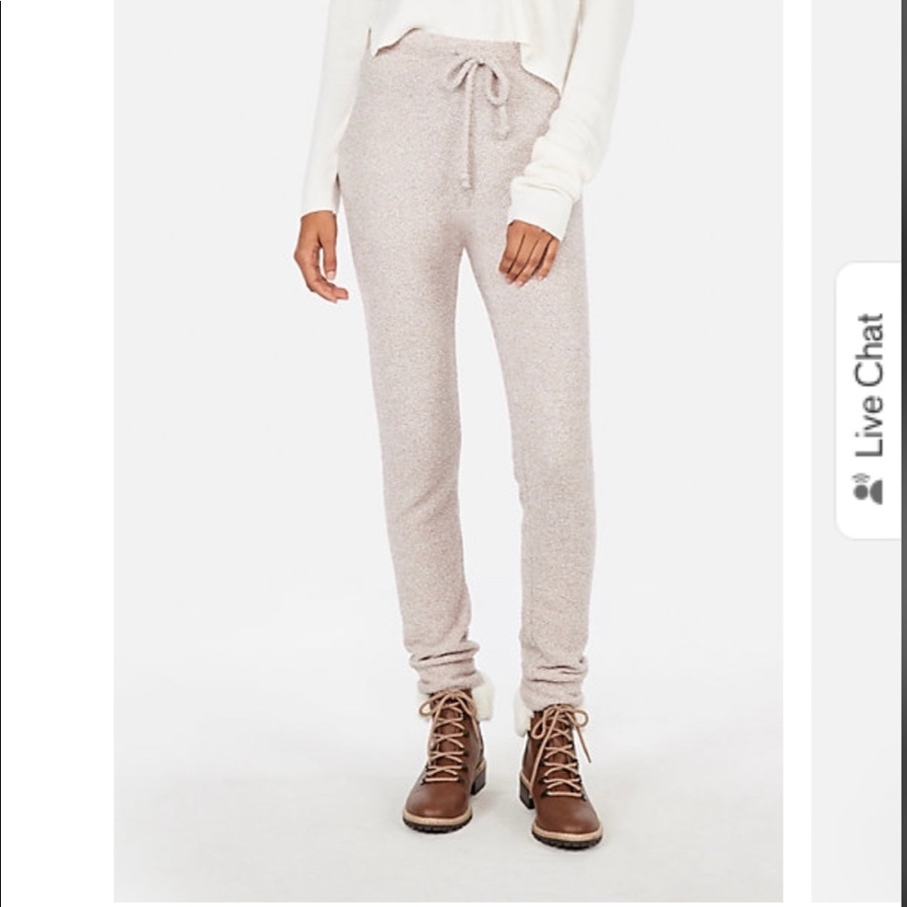 Express Marled Chenille leggings